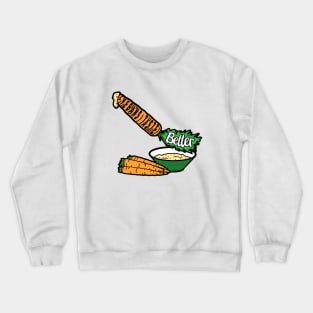 Vegans Taste Better (Carrots) Crewneck Sweatshirt